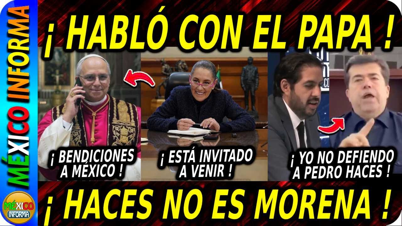 EN PLENO 12 DE DICIEMBRE LA PRESIDENTA HABLÓ CON EL PAPA. MORENISTAS NO DEFIENDEN A PEDR0 HACES.