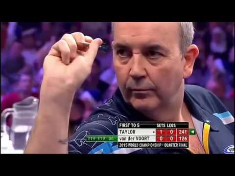 2015 World Darts Championship Quarter Final Taylor vs van der Voort pt 1