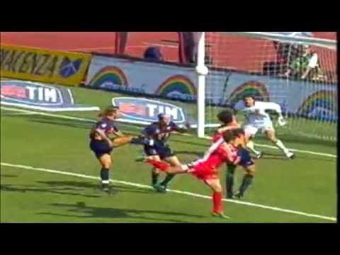 Serie A 2001-2002, day 03 Piacenza - Roma 2-0 (Hubner, Di Francesco)