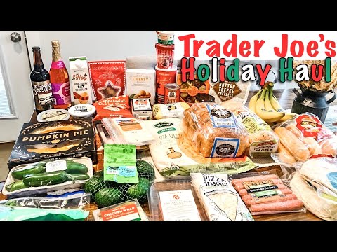 HOLIDAY Items are Here at Trader Joe's | Weekly Haul...
