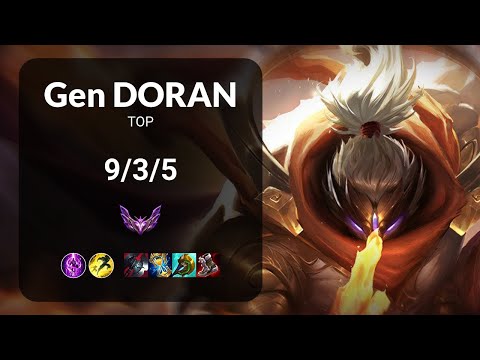 Gen Doran Jax vs K'Sante TOP - KR  Patch 13.15