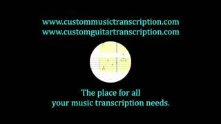 Round Midnight | Earl Klugh | Custom Music Transcription | Custom Guitar Transcription