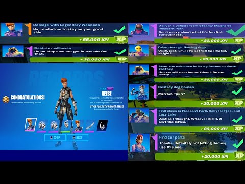 All Week 2 Challenges Guide Epic & Legendary Quests Fortnite Chapter 2 Season 5 Epic & Legendary