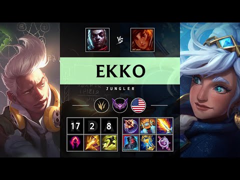 Ekko Jungle vs Taliyah - NA Master Patch 25.04