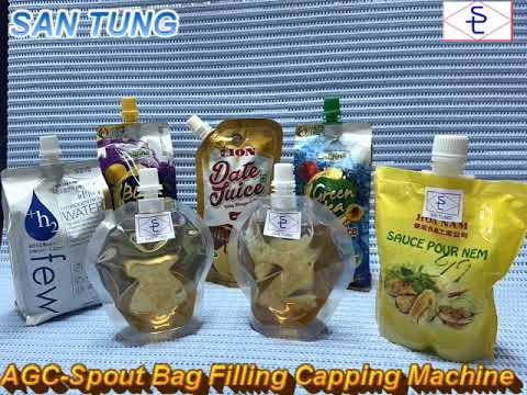 Spoutbag filling  capping machine