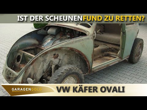 Ist der Scheunenfund zu retten? Garagengold VW Käfer Faltdach Ovali