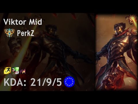 Viktor Mid vs Orianna - PerkZ - EUW Challenger Patch 7.7