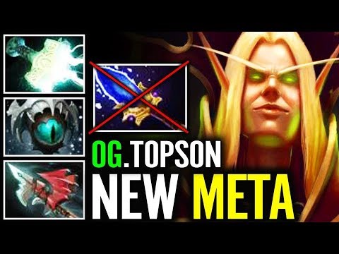 WTF?!  "Q" + "W" NEW STYLE + NEW META  Invoker NO DMG still Strong - OG.Topson invoker GOD