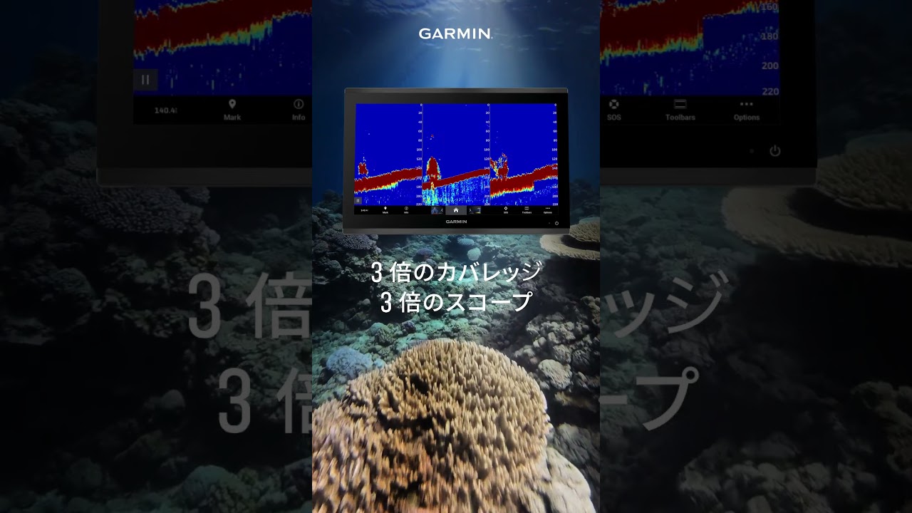 PS70 | 水深300mと120度の広角探知