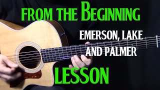 how to play &quot;From the Beginning&quot; on acoustic guitar by Emerson Lake and Palmer_Greg Lake lesson