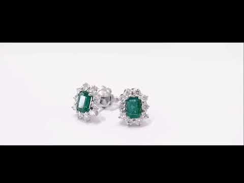 Orecchini Smeraldi e Diamanti | Gioielleria Zamberlan dal 1946
