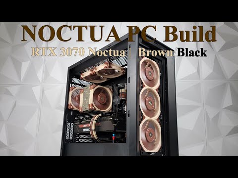 Noctua PC Build 2022 | Brown/Black | Noctua RTX 3070 | NH-U12A | B550 Taichi | FSP Hydro PTM Pro
