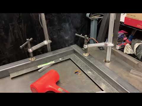 Welding/Fabricating tips. Tacking & squaring up a metal frame.