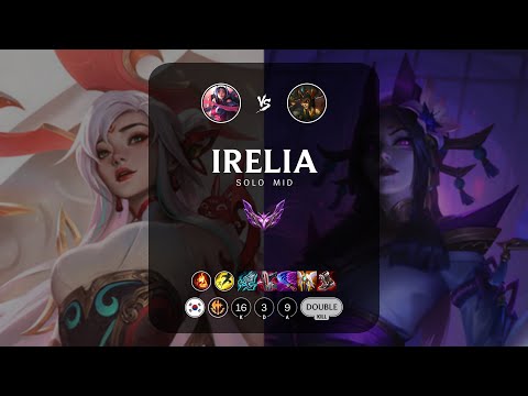 Irelia Mid vs Cassiopeia - KR Master Patch 13.5