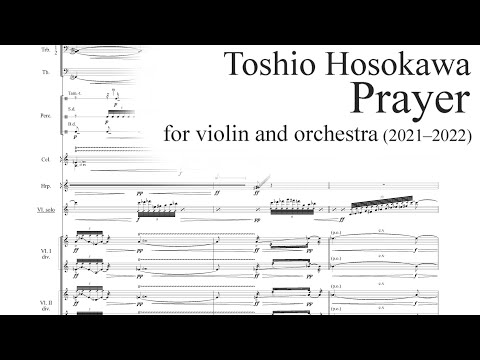 Toshio Hosokawa - Prayer [w/score]
