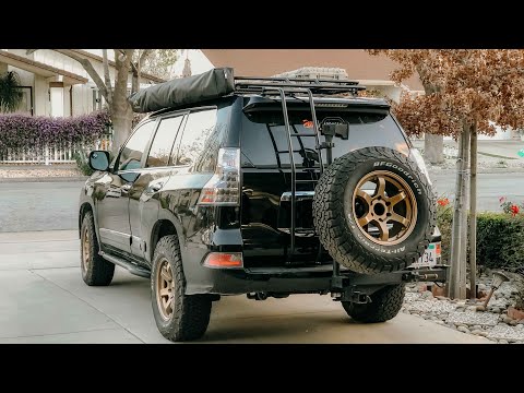 Gobi Stealth Roof Rack Install on 2015 Lexus GX460