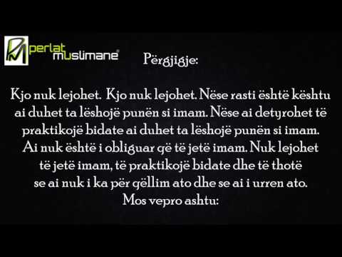 Imamët e xhamive praktikojnë bidate - Feuzan