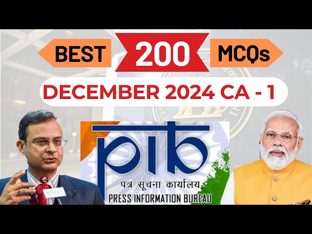 Comprehensive Overview of Current Affairs MCQs for December 2024 ...