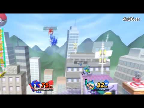Mango Inkling vs MkLeo Sonic Winners Semis   Super Smash Bros  Ultimate Invitational at E3 2018