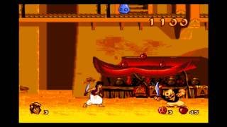 Disney's Aladdin (Mega Drive/Genesis) Gameplay on a JXD S7800 Android Gaming Device