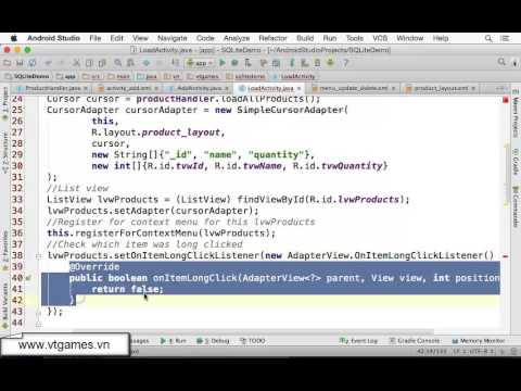 Android Sqlite Database Complete Tutorial Part 6
