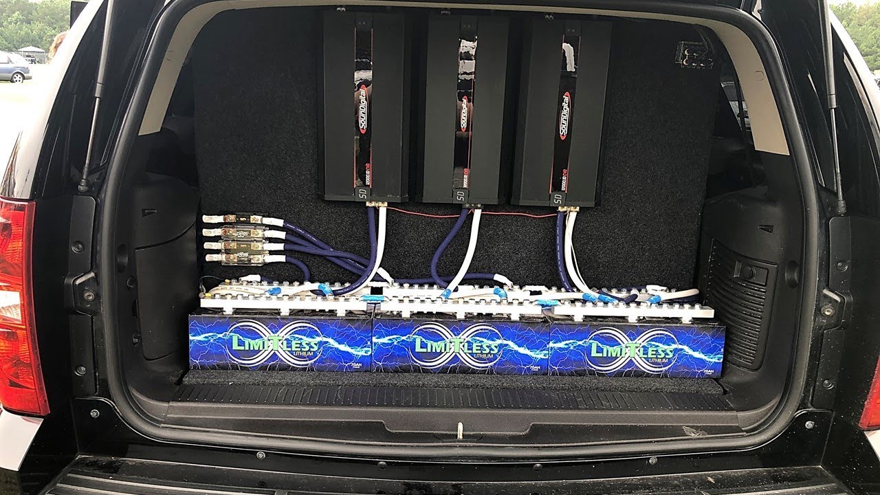 TAHOE SYSTEM WITH 6 15S ON 36,000 WATTS!