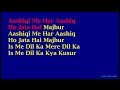Aashiqui Mein Har Aashiq Dil Ka Kya Kasoor Kumar Sanu Hindi Full Karaoke With Lyrics