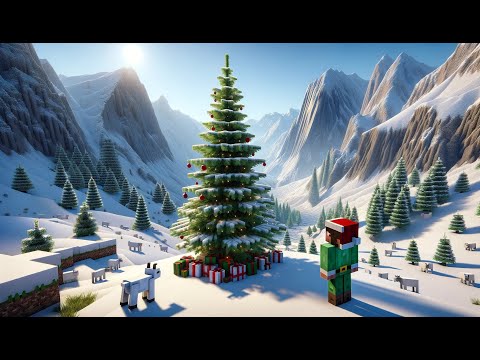 Festive Frenzy in Minecraft: Decking Out My Christmas Tree! 🎄✨ | Holiday Episode