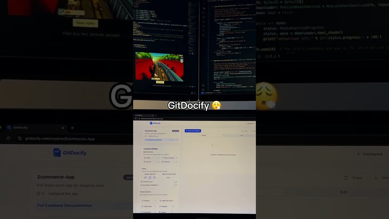 This code documentation tool saved my life 😭 #github #gitdocify #techtok #codetok #codingprojects