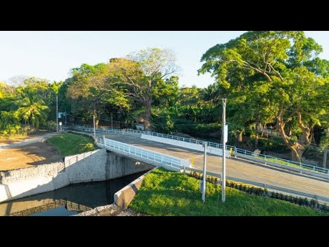 Nuevo puente en San Dionisio, construido por la DOM, potenciará el turismo y la economía de Usulután