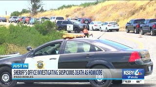 Death of man founds near side of road in rural Paso Robles ruled a homicide