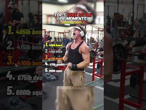 💪TOP5 Lexx Little PR-Momente | ABONNIEREN SIE FÜR MEHR FITNESSSTUDIO-INHALTE 🙏 #Kreuzheben #Bankd...