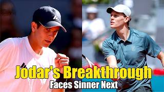 Jodar sets up Sinner clash in Madrid #sportscentre #tennis #trending