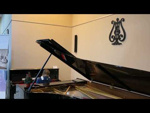 Pleschinger Gergely zongorázik