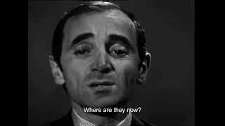 Charles Aznavour - Hier encore (1964) English subtitles