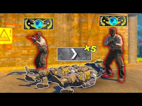 I put 2 Global Elites vs. 5 silvers, who will win?