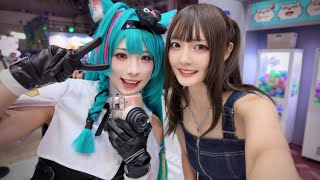 【神対応】話題の新作ゲームブースで海外の最強美少女コスプレイヤーに出会ってしまった件【東京ゲームショウ2024】