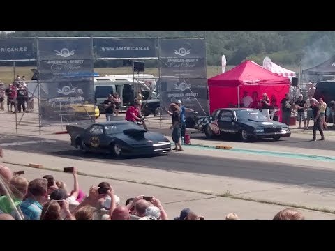 1000+hp Buick GN V6 Turbo vs 1300hp '89 Pontiac Trans Am GTA 1/4 mile drag race