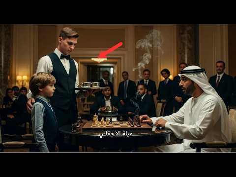 Podczas partii szachów padło pytanie po arabsku… a 6-latek odpowiedział i wszystko się wyjaśniło !