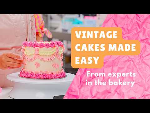 Vintage Cakes Made Easy | Lambeth Piping Tutorial for Beginners