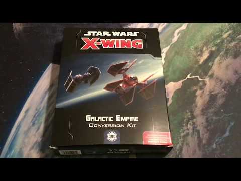 Star Wars X-wing Miniatures Game Part 80 (Galactic Empire Conversion Kit Contents)