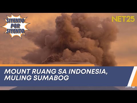 Mount Ruang sa Indonesia, Muling Sumabog Siyento Por Siyento