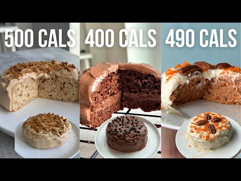 3 High Protein, Low Calorie Cake Recipes | 400-500 Calories Each!
