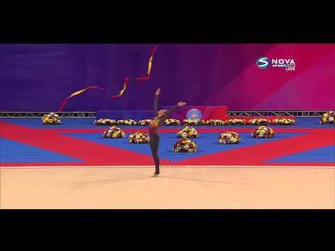 Vlada NIKOLCHENKO (AA) ribbon - World cup Sofia 2019
