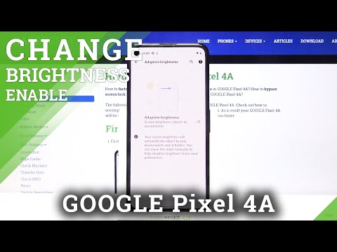 How to Enable Automatic Brightness in Google Pixel 4A – Operate Display Settings