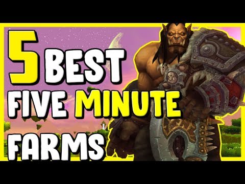 5 Best Five Minute Farms In WoW 8.3 Part 2 - Gold Making,  Gold Farming Guide