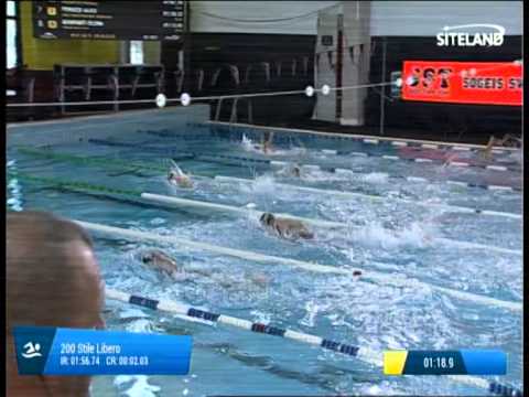 Serie 5 dei 200 Stile Libero Juniores F - 7° Trofeo SOGEIS Montichiari