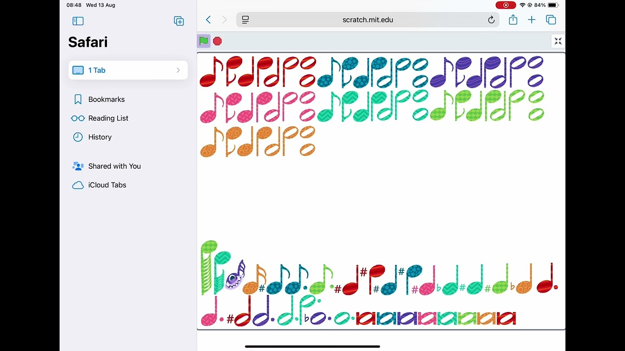 Endless music scratch many notes for @S1LLY_L0W_G_H4LF_L0V3R 