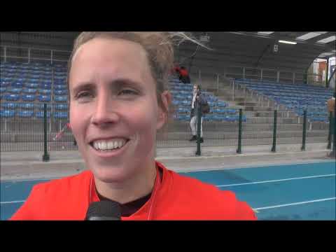 Sandy Bourtembourg après FWS Woluwe - KVK Svelta Melsele le 27 04 2019