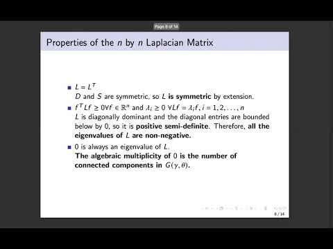 Math 347 Checkpoint -- Spectral Clustering